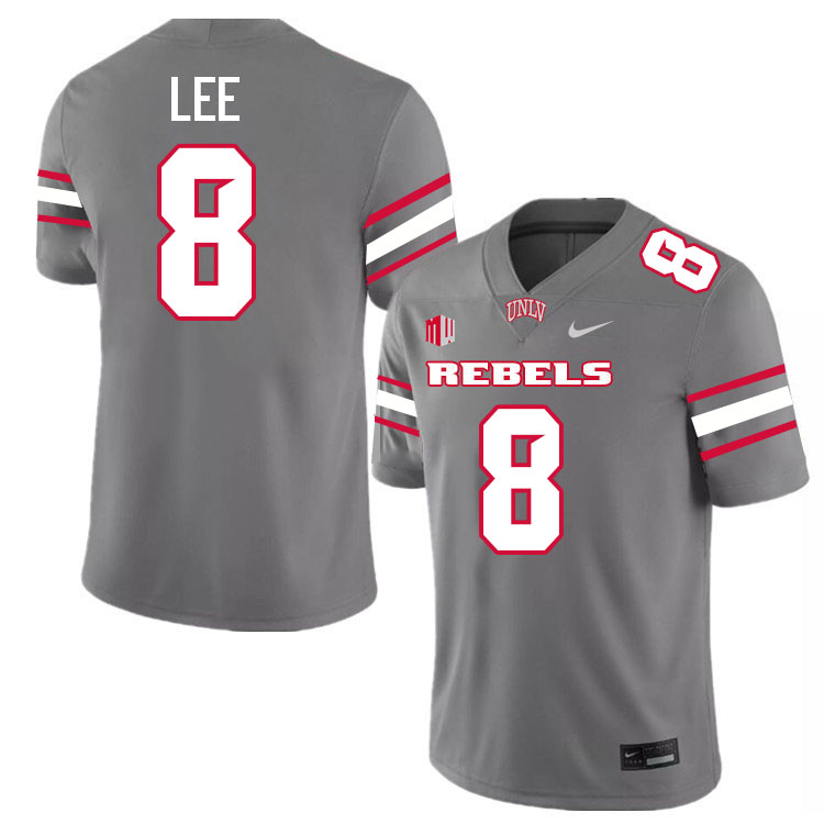 Keyvone Lee UNLV Jersey,UNLV Rebels Football Uniforms,Jerseys,Gears-Grey